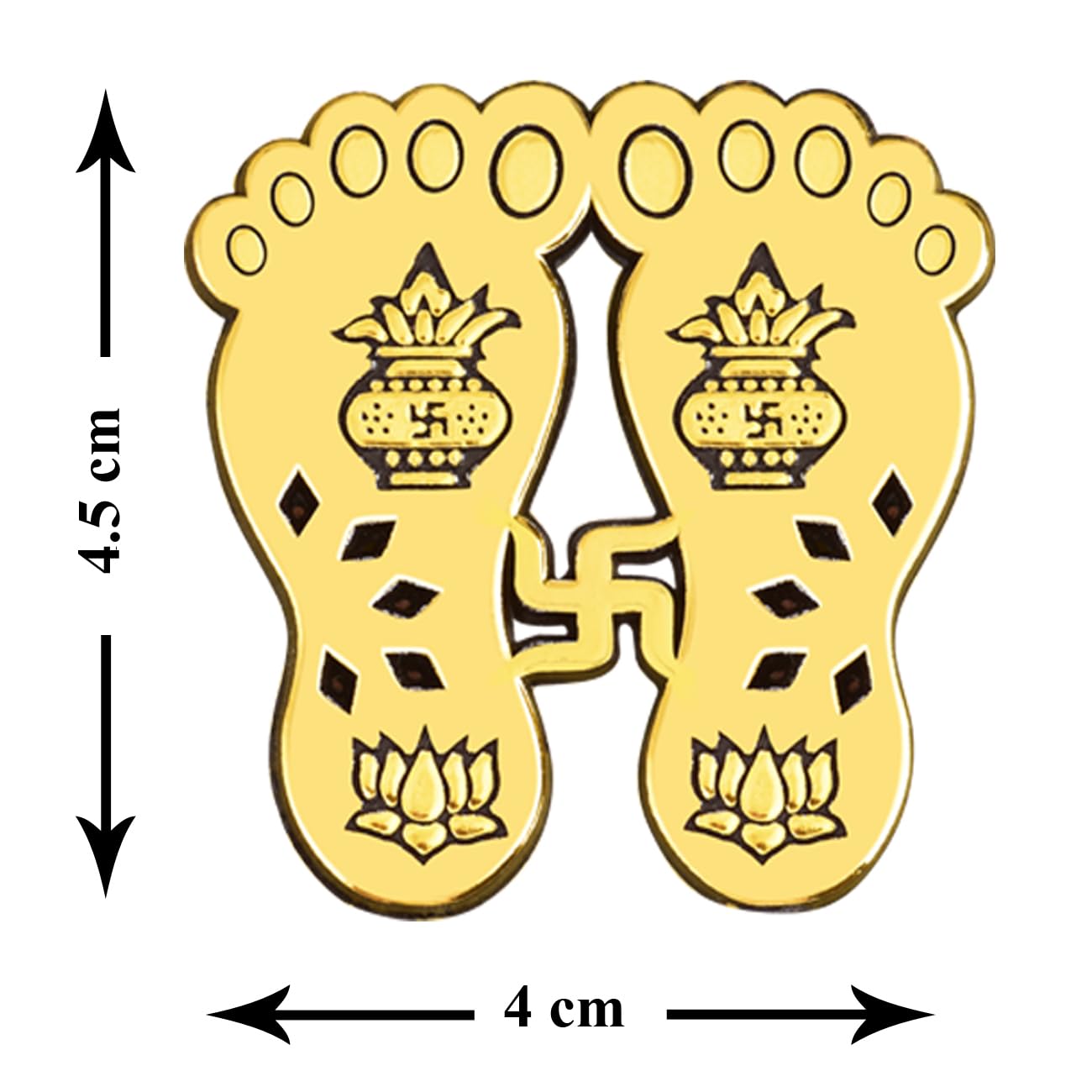 Kitlyn Laxmi Ganesh Idol, Ganesh Laxmi Murti, Laxmi Ji Feet Sticker, Lakshmi Murti, Ganesh Idol For Home Dcor, Laxmi Ganesh Vast